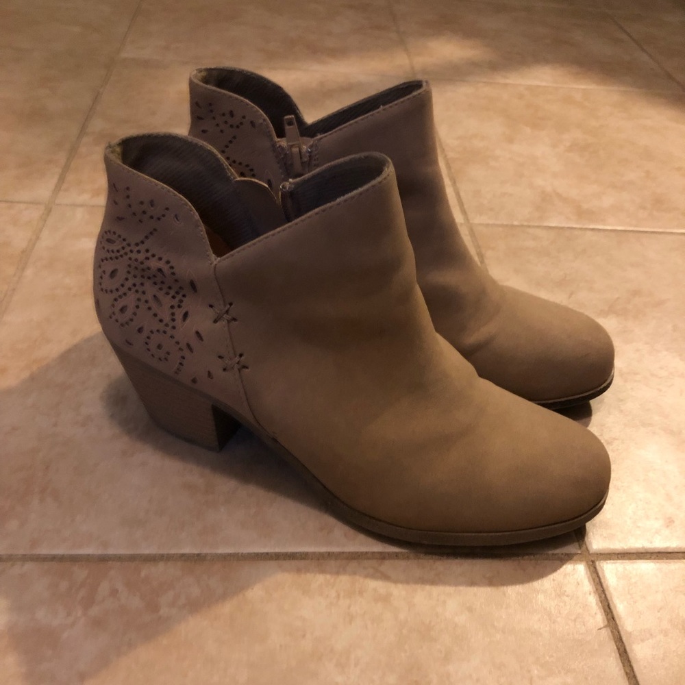 Taupe Ankle Booties